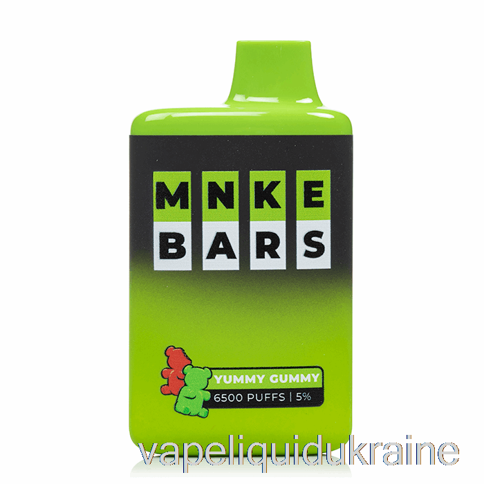 Vape Liquid Ukraine MNKE BARS 6500 Disposable Yummy Gummy